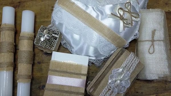 wedding accessories rustic theme