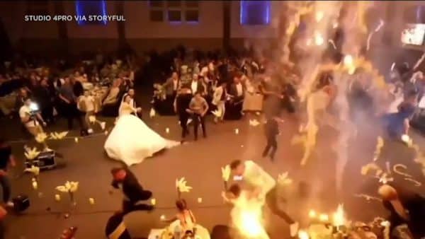 fire at wedding in iraq leaves over 100 dead injures 150