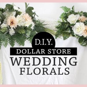 *amazing* dollar store diy wedding flower arrangements